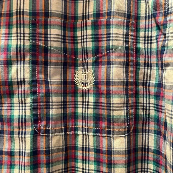 Chaps Men’s Plaid Button Down Long Sleeve Shirt, Size XXL - Picture 3 of 4